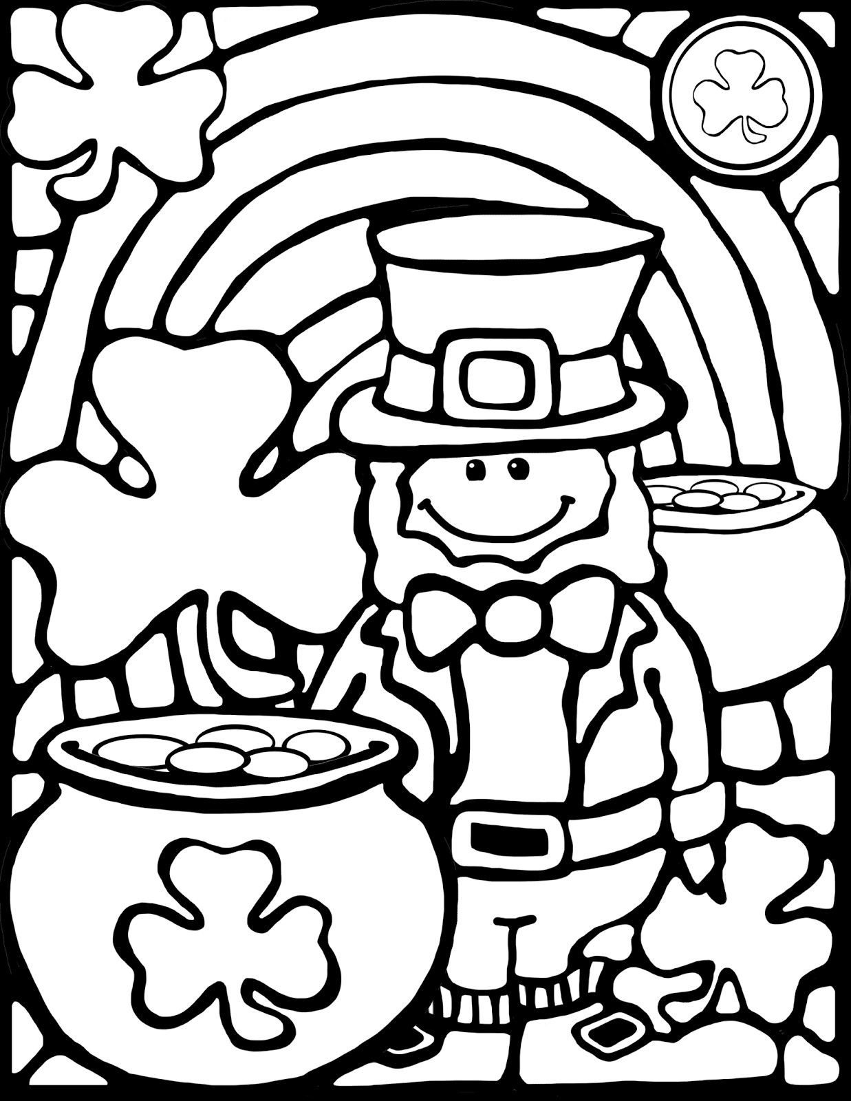 Get 85 St Patrick Coloring Sheet Ideas 2