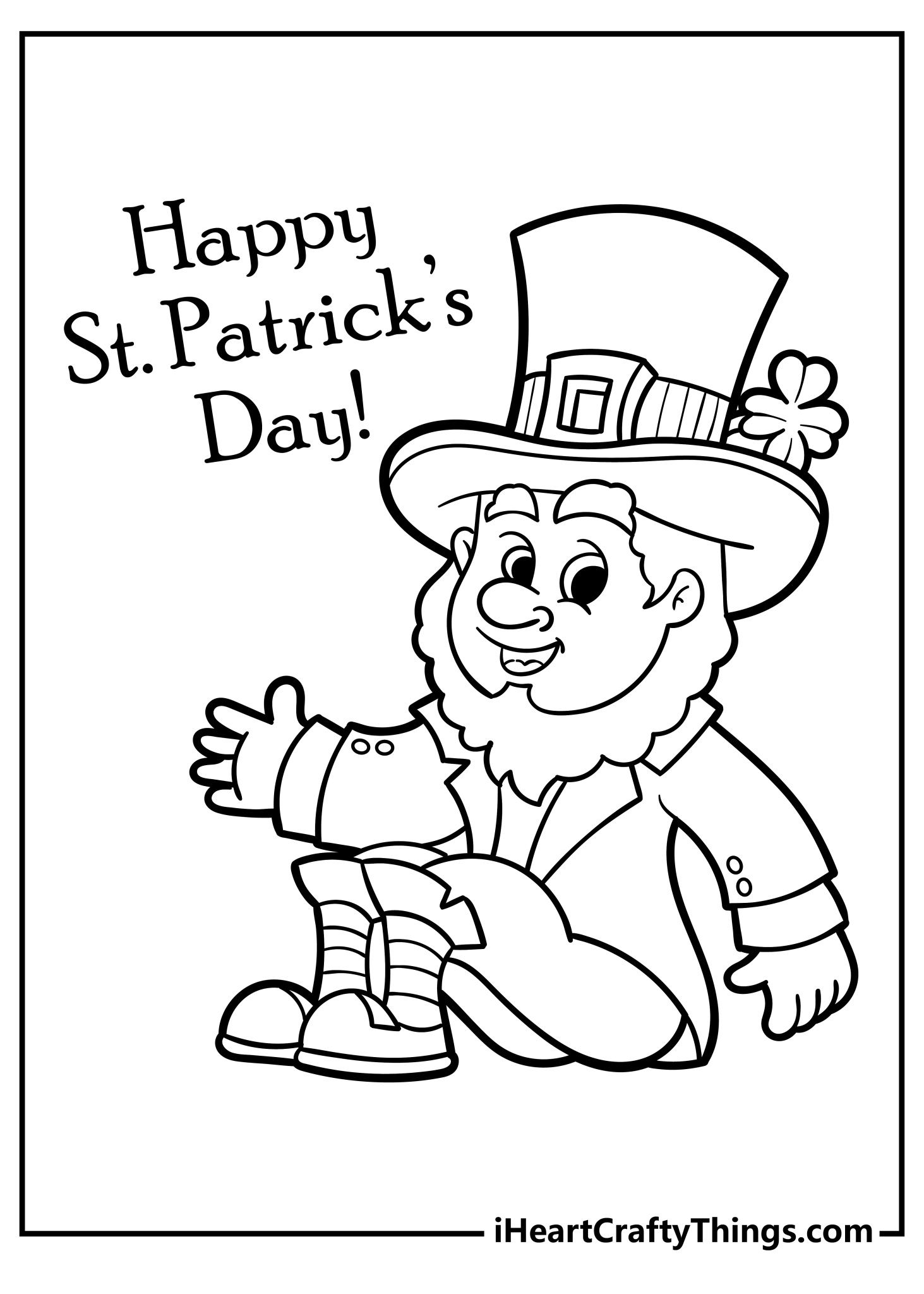 Get 85 St Patrick Coloring Sheet Ideas 32