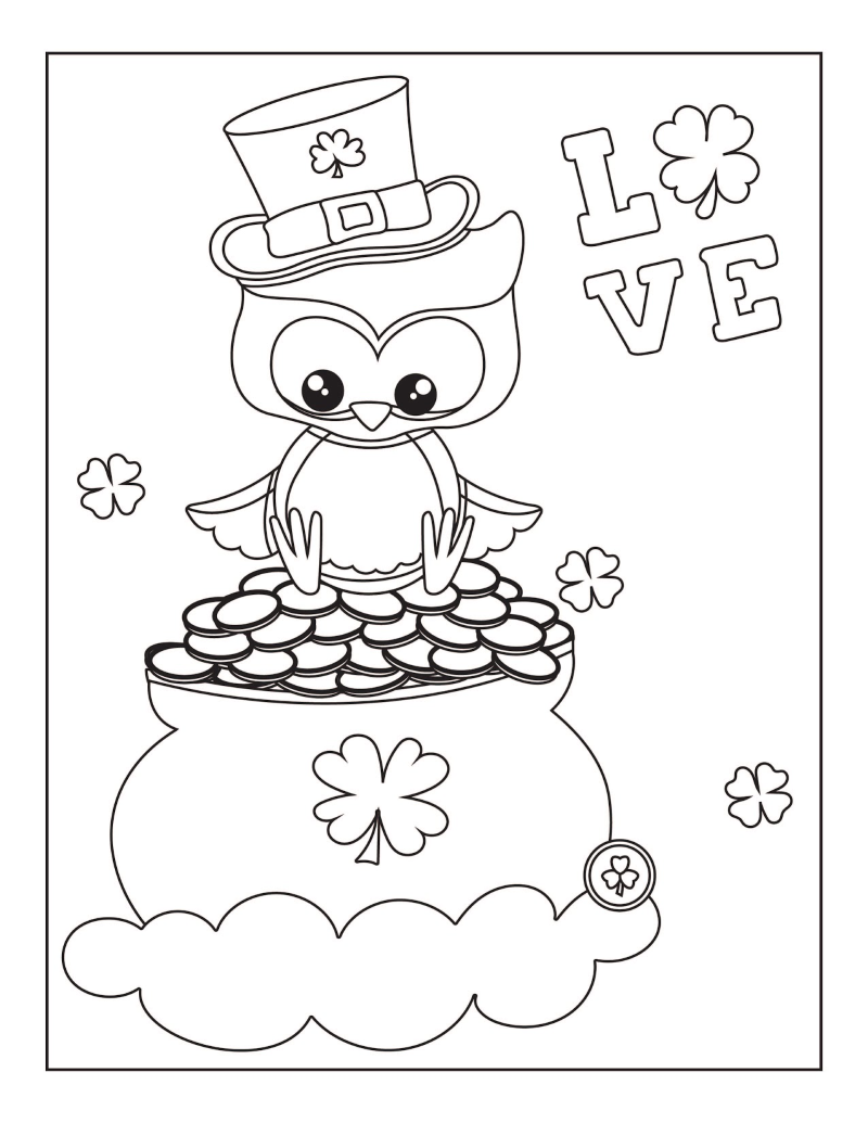Get 85 St Patrick Coloring Sheet Ideas 9