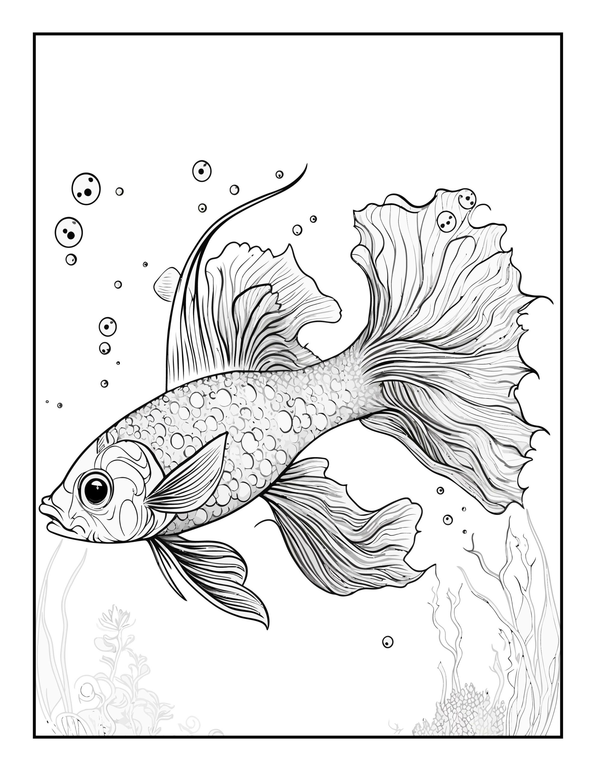 Get 85 Tropical Fish Coloring Pages Ideas 30