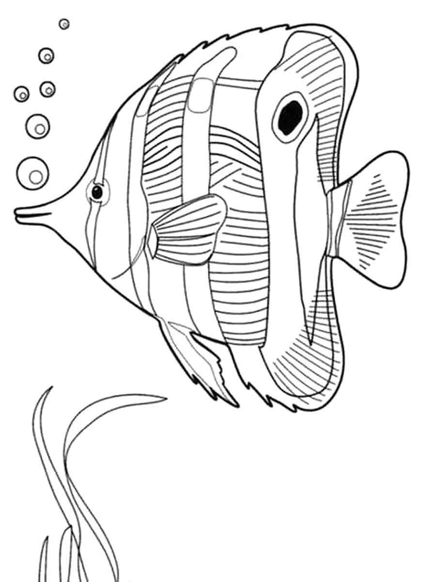 Get 85 Tropical Fish Coloring Pages Ideas 47