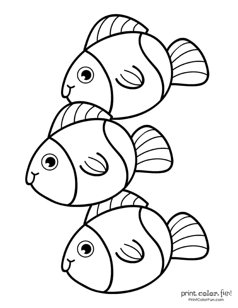 Get 85 Tropical Fish Coloring Pages Ideas 55
