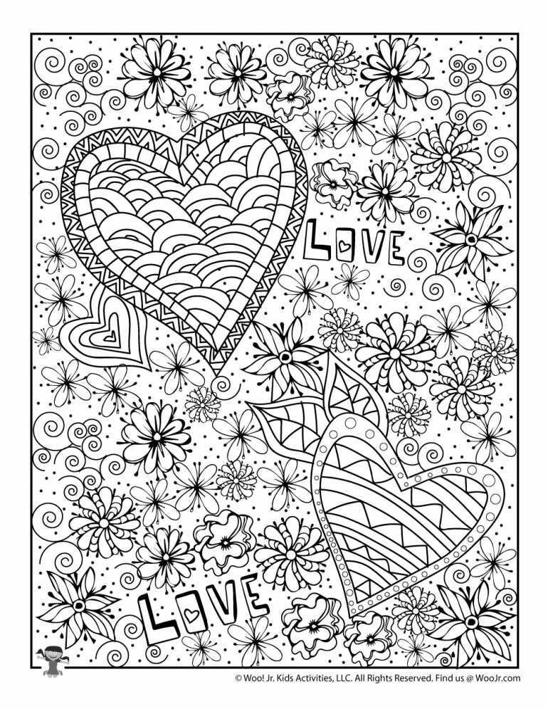 Get 85 Valentines Day Adult Coloring Pages Ideas 24