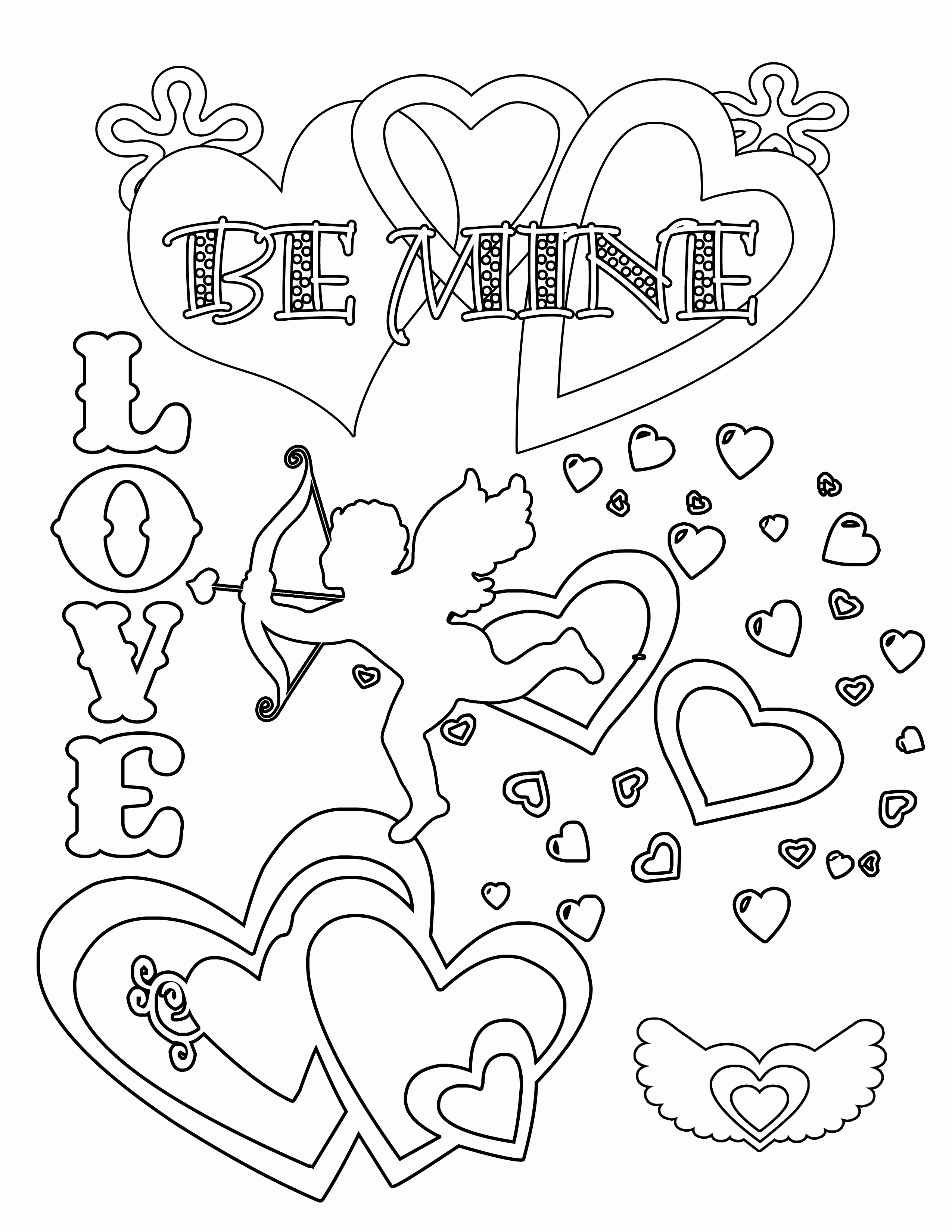 Get 85 Valentines Day Adult Coloring Pages Ideas 40