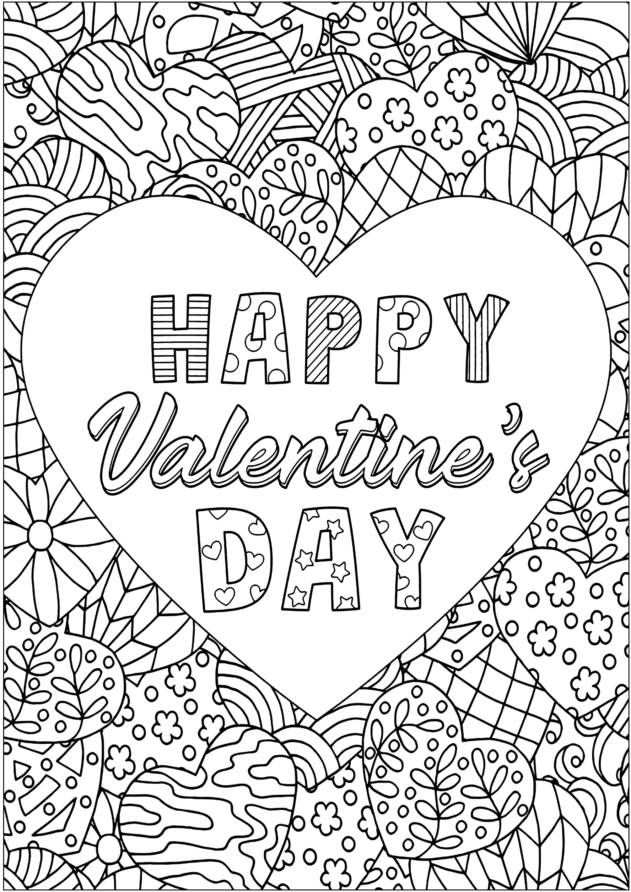 Get 85 Valentines Day Adult Coloring Pages Ideas 5