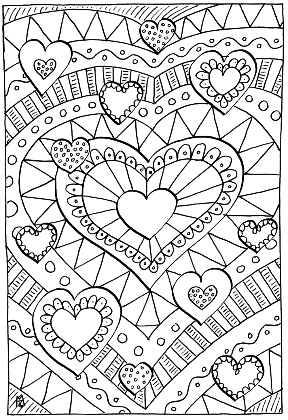 Get 85 Valentines Day Adult Coloring Pages Ideas 6
