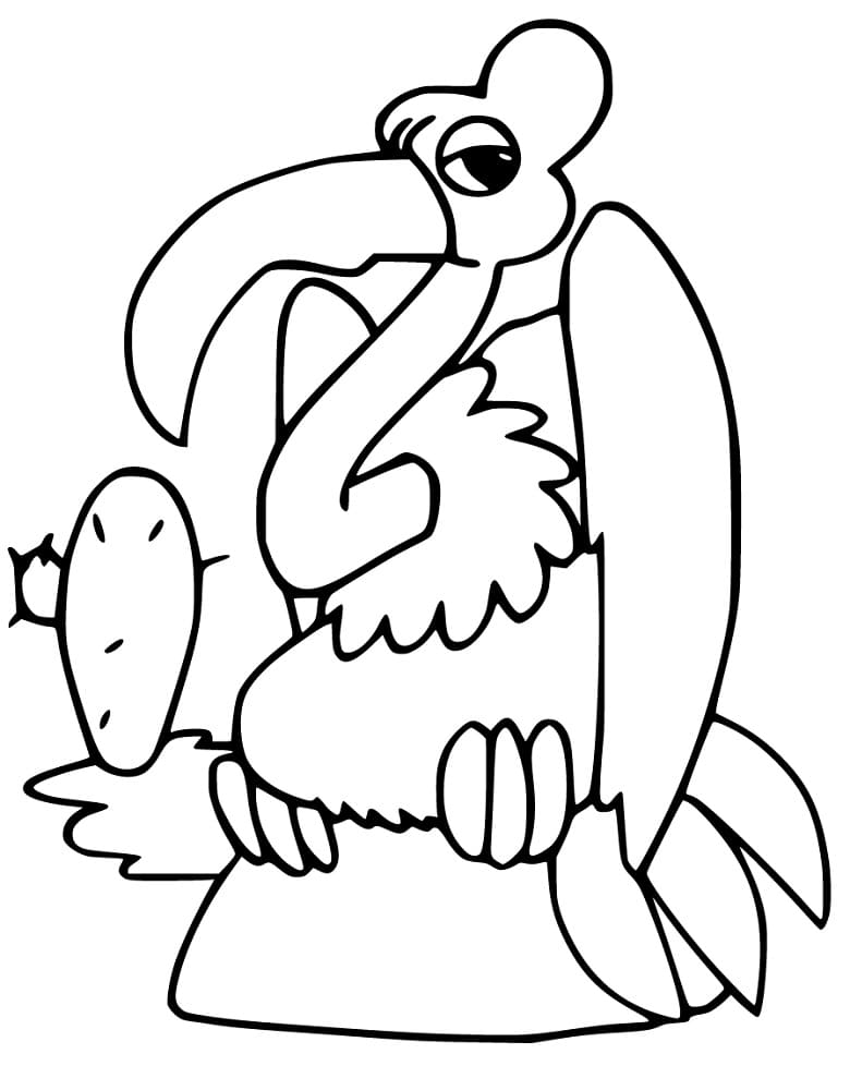 Get 85 Vulture Coloring Page Ideas 20