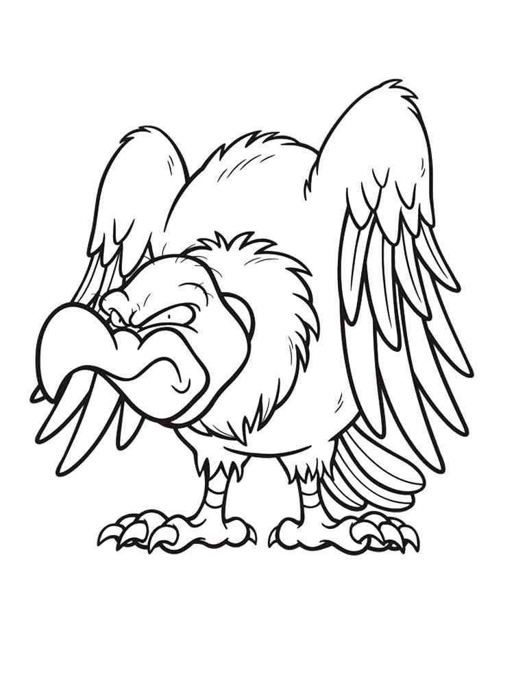 Get 85 Vulture Coloring Page Ideas 30