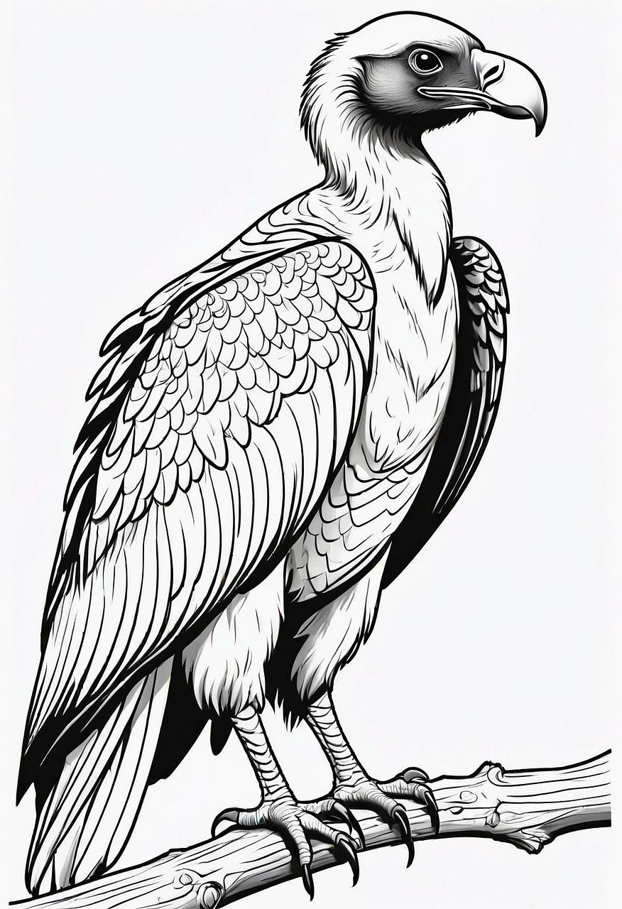 Get 85 Vulture Coloring Page Ideas 52