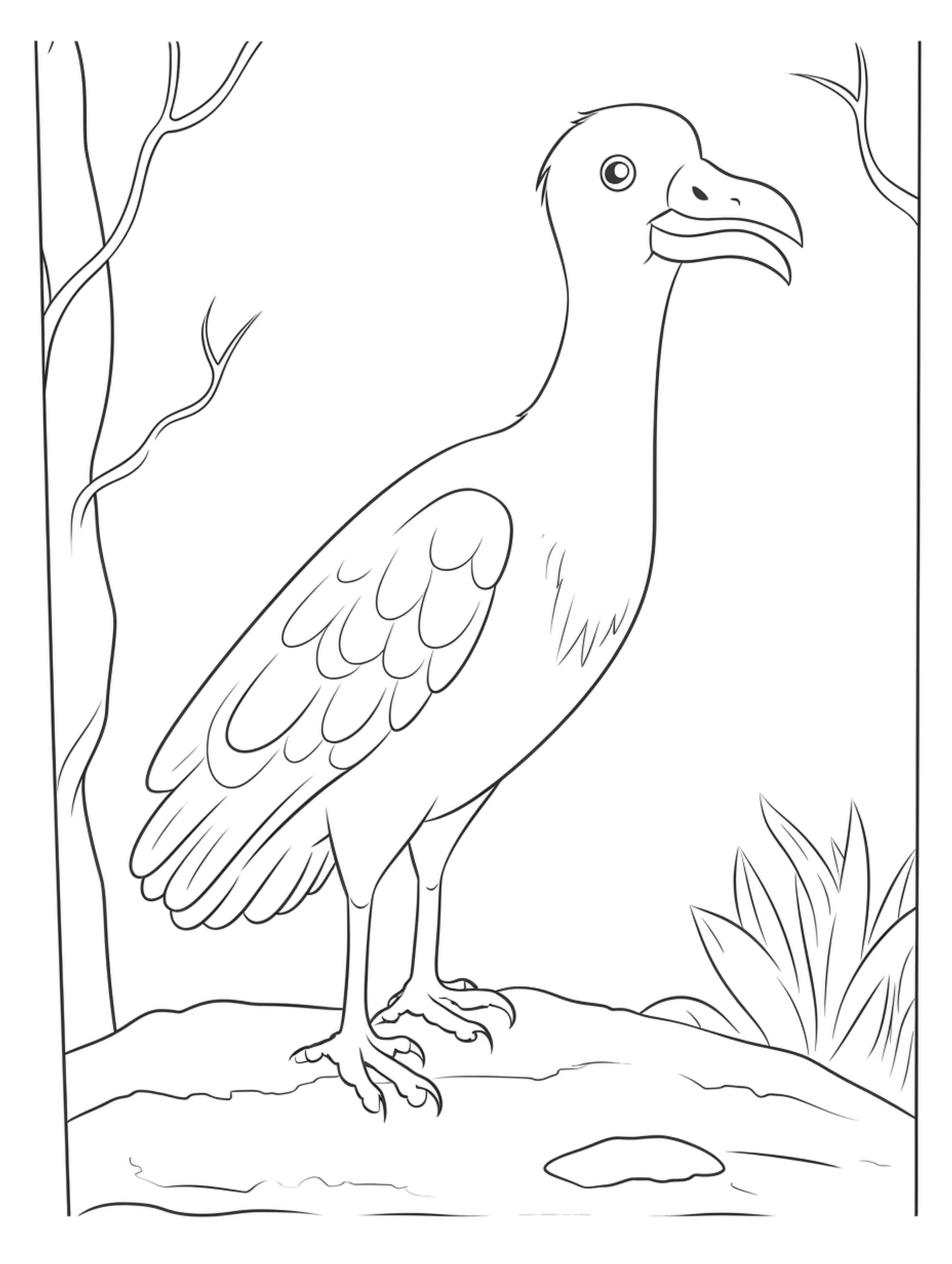 Get 85 Vulture Coloring Page Ideas 62
