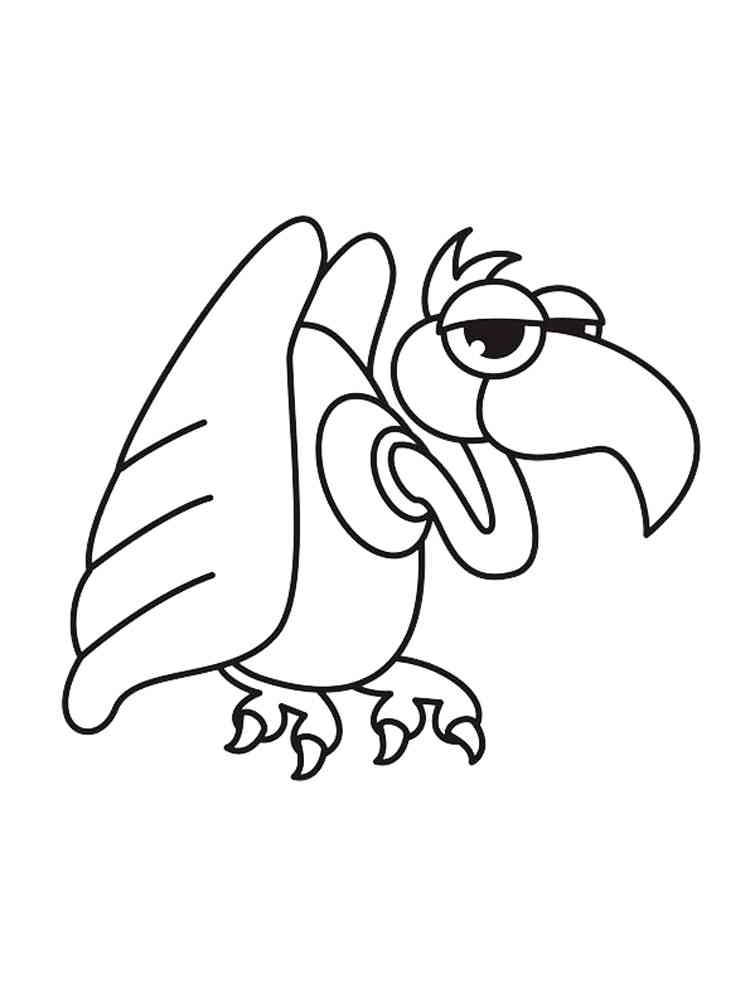 Get 85 Vulture Coloring Page Ideas 64