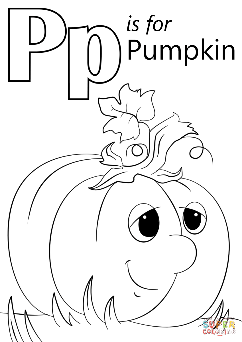 35 Printable Letter P Coloring Sheets 30