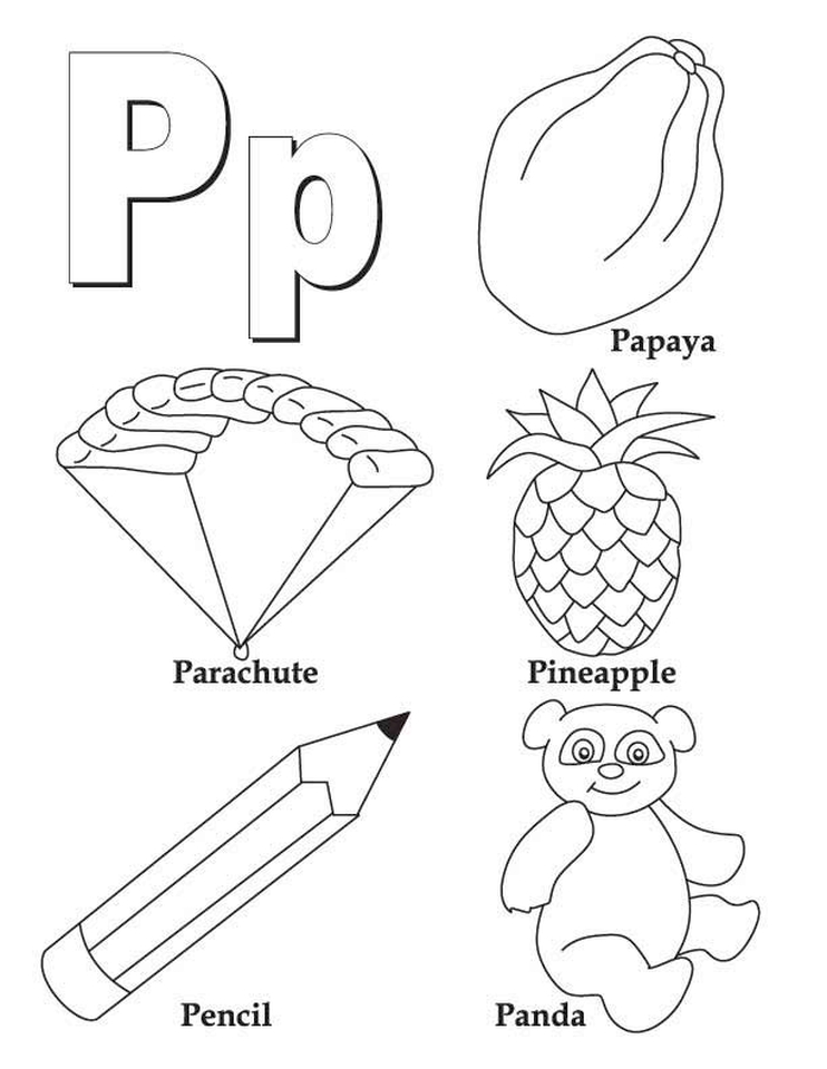 35 Printable Letter P Coloring Sheets 9