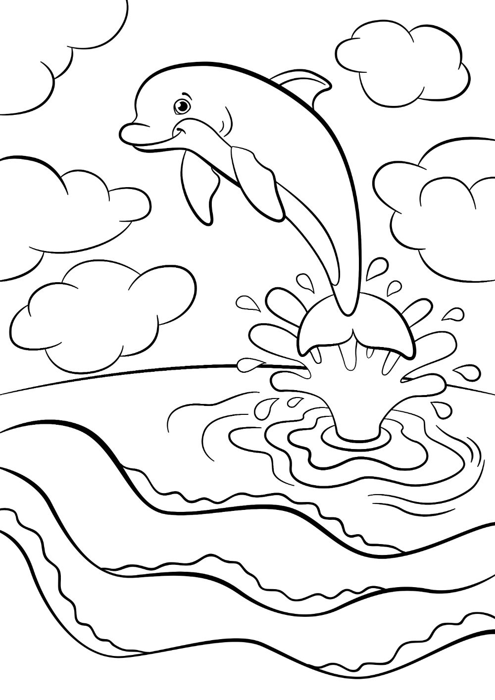 Save 60 Dolphin Coloring Pages To Print Out Ideas 1