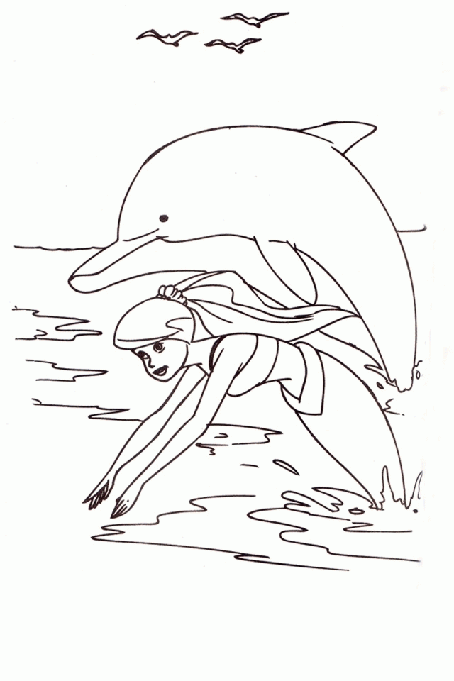 Save 60 Dolphin Coloring Pages To Print Out Ideas 60